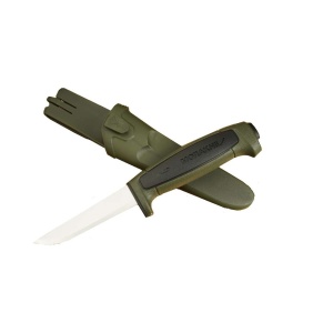 Cutit utilitar Morakniv Basic 546 (C) Military Green, lama 91 mm, otel inoxidabil - Img 10