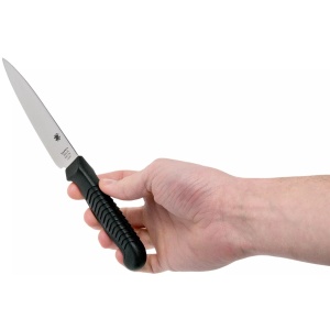 Cutit Utility 114 mm Polypropylene negru, Spyderco - Img 6