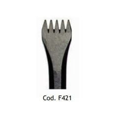 Dalta sculptura piatra pentru ciocan pneumatic 5 dinti, 12.5 mm, Milani Utensili