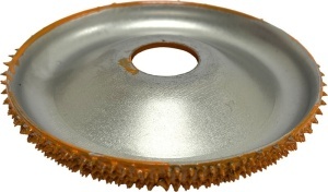 Disc sculptura lemn SABURR - Ø100 mm fata rotunda. - Img 10