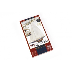 ENDEAVOUR-J Class Yacht, Goeleta - 1934 - UK Challenger, Scara 1:80, Navomodel Amati, Carena din lemn - Img 9