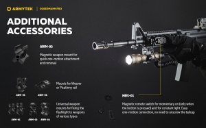 F07501WS Lanterna tactica Dobermann Pro Magnet USB Sand - Warm, Armytek - Img 21
