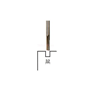 Freza pentru canelat, 3.2mm, Proxxon 29024 - Img 7