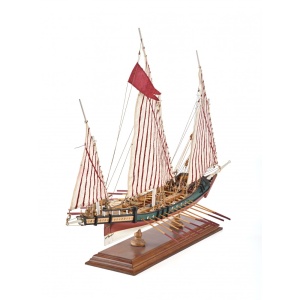 Galiota greceasca sec. XVIII, Navomodel Amati, Scara 1:65, Lungime 55cm - Img 5