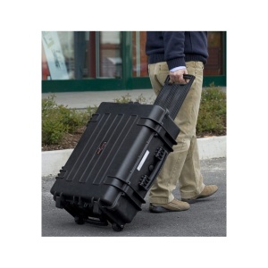 Geanta/ Valiza protectie cu suport burete pentru 12 pistoale, roti si maner telescopic, 5823, 670 x 510 x 262 mm, Explorer cases - Img 12