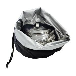 Husa pentru tigaie si plita Stabilotherm din poliester negru XL - Img 2