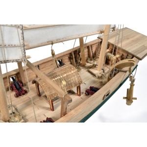 Joanca piratereasca secolele XVIII-XIX, Navomodel Amati, Scara 1:100, Lungime 40cm - Img 15