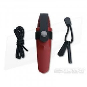 Kit Cutit de gat Morakniv Eldris Rosu cu amnar- Outdoor si Supravietuire - Img 2