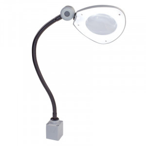 Lampa de lucru profesionala CENALED LENS AC cu lupa, cu braț flexibil - Img 3