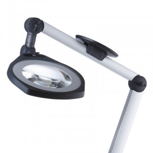 Lampa de lucru profesionala LENSLED II cu lupa, cu braț articulat reglabil - Img 6