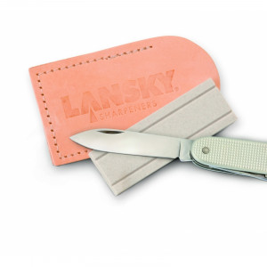 Lansky Pocket Arkansas Stone 200-350 Grit - Piatra naturala compacta pentru ascutire cutite - Img 3