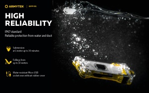 Lanterna breloc Armytek Zippy Extended Set Blue 160 lm - Img 24