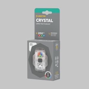 Lanterna multifunctionala Armytek Crystal USB-C Grey 150 lm cu lumina alba si rosie - Img 6