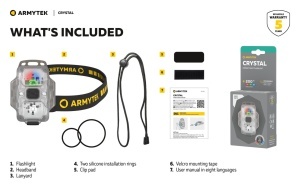 Lanterna multifunctionala Armytek Crystal USB-C Grey 150 lm cu lumina alba si rosie - Img 16