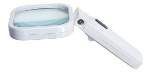 Lupa cu iluminare cu 4 LED-uri, Pebaro