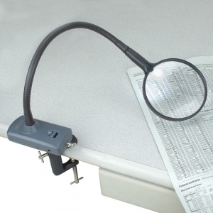 Lupa hands-free MagniFlex, putere 2x/3.5x cu clema de mas - Carson - Img 4