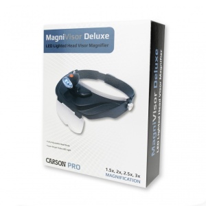 Lupa pentru cap MagniVisor, cu 4 lentile si LED - Carson - Img 8