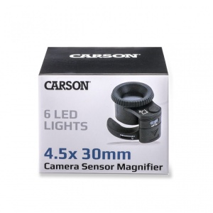 Lupa pentru senzori de camera foto SensorMag, putere 4.5x, cu LED - Carson - Img 9