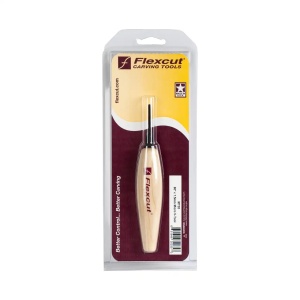 Micro dalta adanca cu varf in V la 60° pentru sculptura in lemn, Flexcut - Img 6