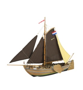 Navomodel barca de pescuit olandeza Botter, scara 1:35 m - Artesania Latina