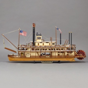 Navomodel Nava cu aburi cu zbaturi King of the Mississippi. Kit model din lemn, scara 1:80 - Artesania Latina - Img 4