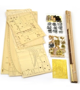 Navomodel Noua Tuna Boat Marina II, scara 1:50 Model din lemn Kit barca de pescuit - Artesania Latina - Img 3