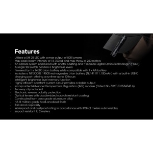 Nitecore MT1A Pro, Lanterna EDC Reincarcabila 800 Lumeni - Img 16