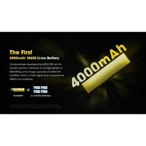 Nitecore NL1840HP Acumulator 18650 4000mAh 10A - Img 7