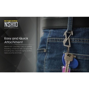 Nitecore NSH10 Carabina din Titan Multifunctionala - Img 10