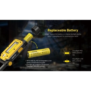 Nitecore NWL20 - Lanterna de Lucru COB 600 Lumeni - Img 11