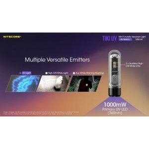 Nitecore TIKI UV - Lanterna Breloc cu Lumina UV - Img 10