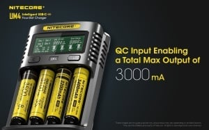 Nitecore UM4 - Incarcator USB Inteligent 4 Sloturi - Img 4