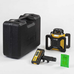 Nivela laser VERDE rotativ, cu receptor REC 160 RG, Stabila - Img 2