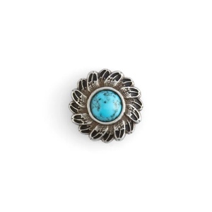 Ornament Turquoise Feather Tandy Leather SUA - Img 6