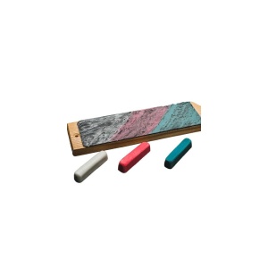 P03 Set compus mic de ascutire 3 x 25gr (Verde, Rosu, Alb), BeaverCraft - Img 6