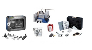 Pachet masina de ascutit, Tormek T-4 si kit TNT-808, HTK-906 si DBS-22 - Img 1