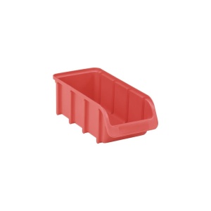 Panou metalic orizontal cu 24 cutii organizare rosii, 630x380x15 mm - Img 4
