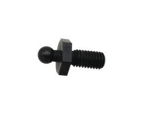 Parte inferioara surub cromat negru M5 - 10 mm pentru sisteme de fixare LOXX