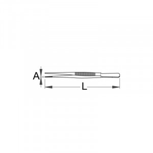 Penseta varf plat pentru modelism / hobby / mecanica, Unior - Img 3