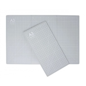 Placa taiere autovindecabila HOBBY 2 fete, 3 mm GRI format A3 - Img 2