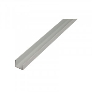 Profil aluminiu forma "U" ,1000 mm - Img 2