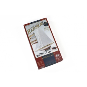 RAINBOW - J Class Yacht - 1934 - US Defender, Scara 1:80, Navomodel Amati, Set scule incluse - Img 8