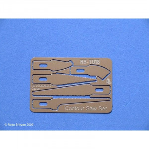 RB-T018 Set lame de contur pentru modelism/hobby - Img 2