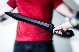 Sabie de antrenament Cold Steel Gladius Trainer CS-92BKGM, Polipropilena rezistenta la impact, replica Gladius Roman - Img 3
