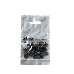 Set 10 biti Felo, seria Industrial profil Drept, C6.3, 8.0x1.2mm, 25mm - Img 1