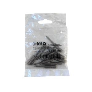 Set 10 biti Felo, seria Industrial profil Torx, E6.3, TX6, 50mm - Img 1