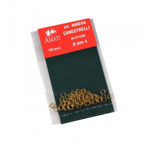 Set 100 inele alama pt navomodele, 4mm, Amati - Img 2