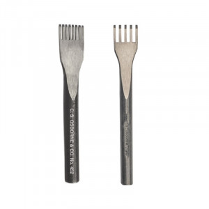 Set 2 dalti perforare cusaturi piele CS. Osborne & CO. - Img 2