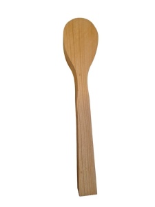 Set 2 linguri si spatula de cioplit din lemn de cires - Img 18