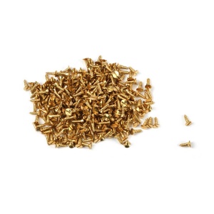 Set 50 suruburi din alama pt lemn pentru modelism, 5mm, Amati - Img 2